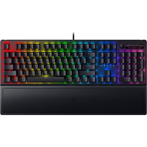 Razer Blackwidow V3 Mechanical Gaming Keyboard: Green Mechanical Switches - Tactile and Clicky - Chroma RGB Lighting - Compact Form Factor - Programmable Macro Functionality, Classic Black (Like New)
