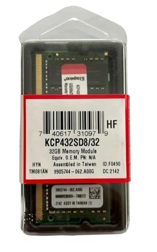 KINGSTON 32GB DDR4 3200MHZ SODIMM
