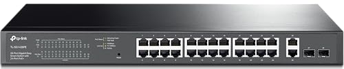 28PORT GB EASY SMART SWITCH W/24PORT POE+