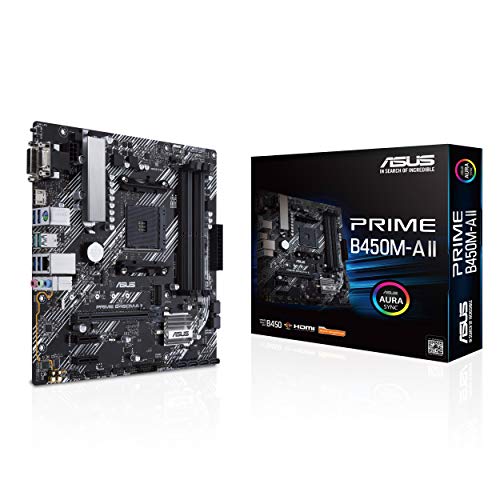 ASUS PRIME B450M-A II AMD AM4 (3RD/2ND/1ST GEN RYZEN) MICRO ATX MOTHERBOARD (128