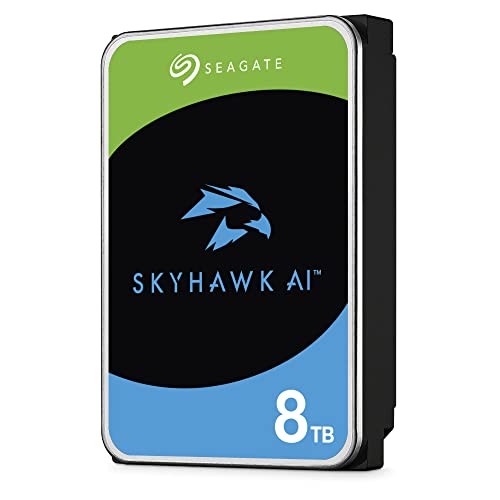 SEAGATE SKYHAWK AI -8TB - 3.5IN- 7200 RPM - 256 MB -  3 YEAR LTD WARRANTY -  3 YEAR