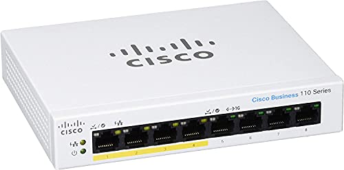 CBS110 UNMANAGED 8PORT GE PARTIAL POE DESKTOP EXT PS