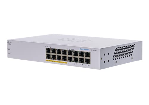 CBS110 UNMANAGED 16PORT GE PARTIAL POE