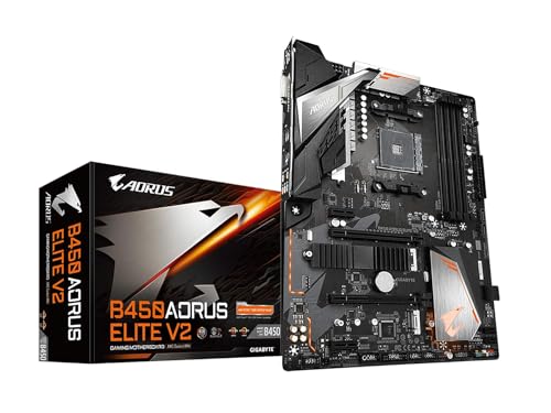 Gigabyte B450 AORUS ELITE V2 Gigabyte Motherboard B450 AORUS ELITE V2 AMD AM4 B4 (Like New)