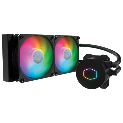 COOLER MASTER FAN MLW-D24M-A18PA-R2 MASTERLIQUID ML240L ARGB V2 BLACK RETAIL