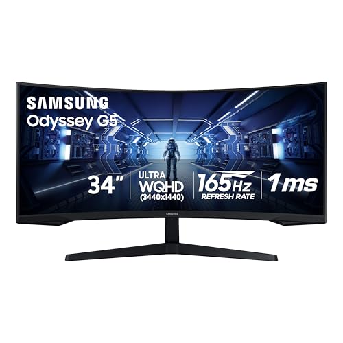 SAMSUNG ODYSSEY 34IN 1000R CURVED UWQHD 21/9 BLK