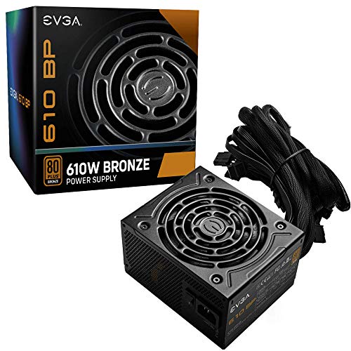 EVGA PS 100-BP-0610-K1 610 BP 610W 80+ BRONZE NON-MODULAR RETAIL
