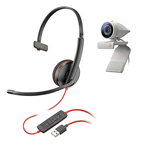 PLANTRONICS HEADSET STUDIO P5 KT BLACKWIRE 3210 USB-A (Like New)