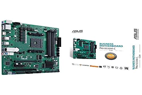 Powered by AMD Ryzen 5000 and 3000 series processors -the ASUS PRO B550M-C/CSM