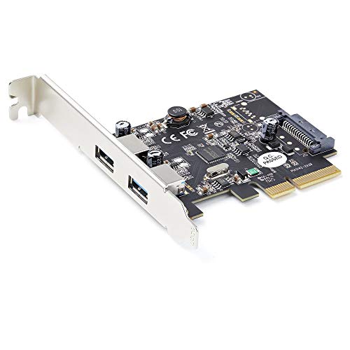 2-PORT USB PCIE CARD - ASM3142 HOST CONTROLLER FOR 2X USB-A PORTS UP TO 10GBPS/P (Like New)