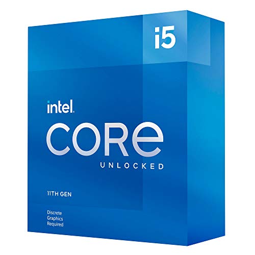 Boxed Intel Core i5-11600KF Processor (12M Cache -  up to 4.90 GHz) FC-LGA14A