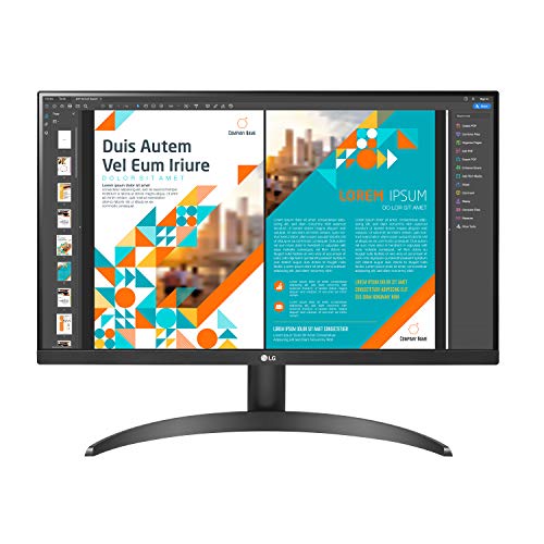 LG 24QP500-B 24 QHD (2560 X 1440) IPS DISPLAY, HDR 10 SRGB 99% COLOR GAMUT AMD FREESYNC REFRESH RATE 75HZ 3-SIDE VIRTUALLY BORDERLESS DESIGN - BLACK (Like New)