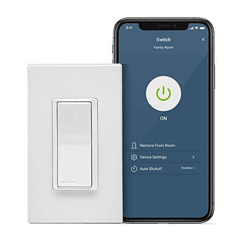 Leviton D215S-1BW Decora Smart Wi-Fi Switch, 15A (2nd Gen) (Like New)