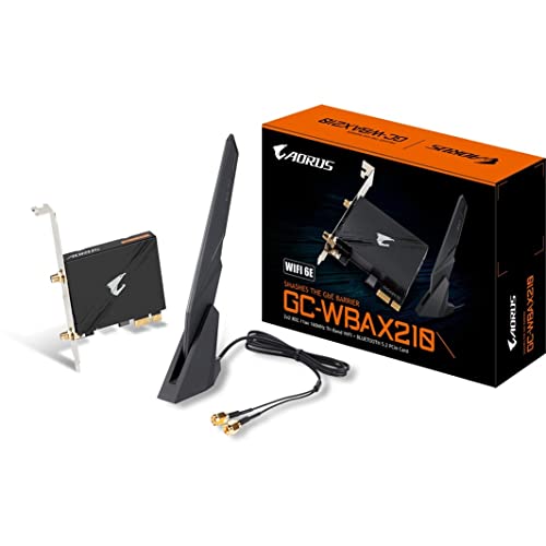 GIGABYTE NT GC-WBAX210 WI-FI 6E AX210 WIRELESS BLUETOOTH5.2 MU-MIMO TX RX RTL