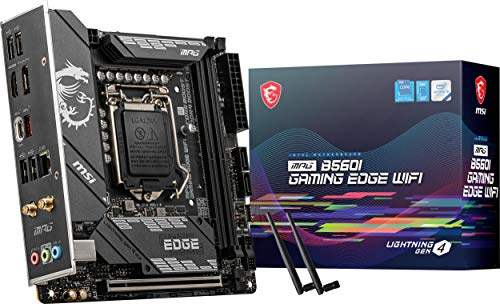 MSI MB MPG B560I GAMING EDGE WIFI S1200 B560 64GB DDR4 PCIE MITX RETAIL