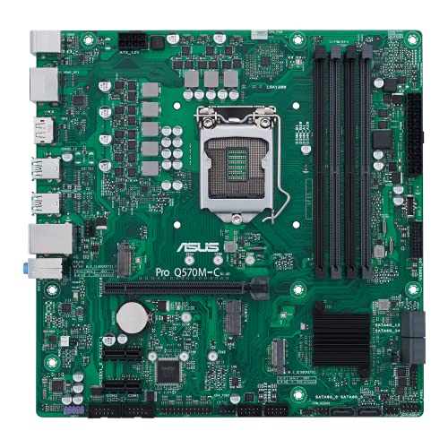ASUS PRO Q570M-C/CSM LGA1200 (INTEL 10TH&11TH GEN) MATX COMMERCIAL MOTHERBOARD (