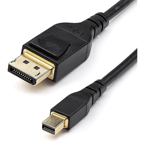 2M VESA CERTIFIED MINI DP-TO DISPLAYPORT 1.4 CABLE