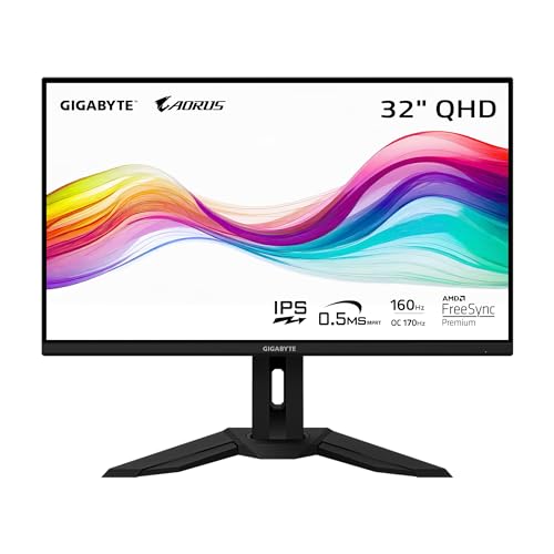GIGABYTE M32Q 32IN KVM GAMING MONITOR (Like New)