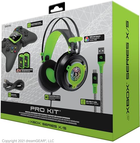 DREAMGEAR PRO KIT FOR XBOX SERIES XS BLACK