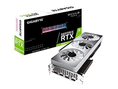 GIGABYTE VCX GV-N307TVISION OC-8GD GEFORCE RTX3070 TI 8GB GDDR6X 256B PCIE ATX (Like New)