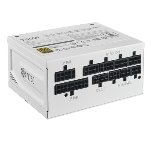 COOLERMASTER PS MPY-7501-SFHAGV-WU V750 SFX GOLD SFX 12V 80+GOLD FULL MODULAR (Like New)