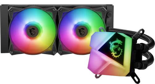 MSI CLC240 MSI FN MAG CORELIQUID C240 AIO Liquid CPU Cooler 120mm PWN ARGB Retail