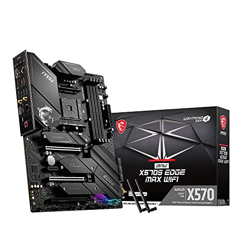 MSI MB MPG X570S EDGE MAX WIFI AM4 X570 128GB DDR4 PCIE ATX RETAIL (Like New)