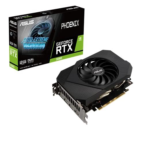 ASUS PHOENIX NVIDIA GEFORCE RTX 3060 V2 GAMING GRAPHICS CARD (PCIE 4.0 -  12GB GDD (Like New)