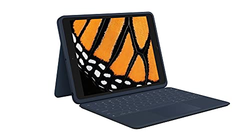 LOGITECH RUGGED COMBO 3 TOUCH KEYBOARD CASE WITH TRACKPAD FOR IPAD (7TH AND 8THGENERATION) - BLUE - EDU