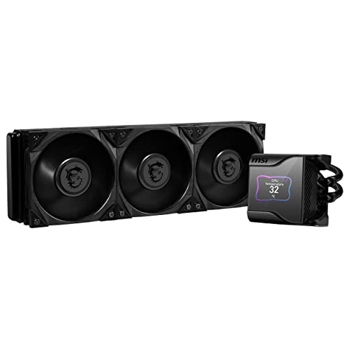 MSI FN MEG CORELIQUID S360 AIO LIQUID CPU COOLER TRIPLE 120MM 2.4 IPS DISPLAY