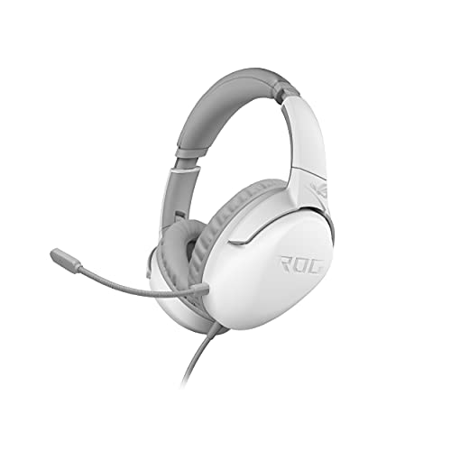ASUS ROG STRIX GO CORE MOONLIGHT WHITE GAMING HEADSET (HI-RES AUDIO -  3.5MM JACK - (Like New)