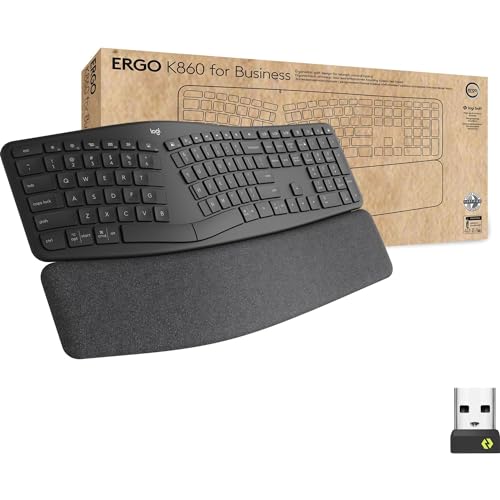 LOGITECH ERGO K860 FOR BUSINESS (GRAPHITE)