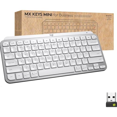 LOGITECH MX KEYS MINI FOR BUSINESS (PALE GREY)