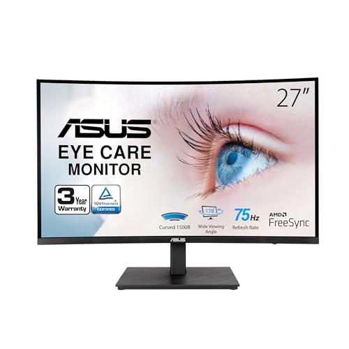 ASUS MN VA27VQSE 27 VA FHD 1920X1080 16:9 1MS 75HZ DP HDMI RETAIL