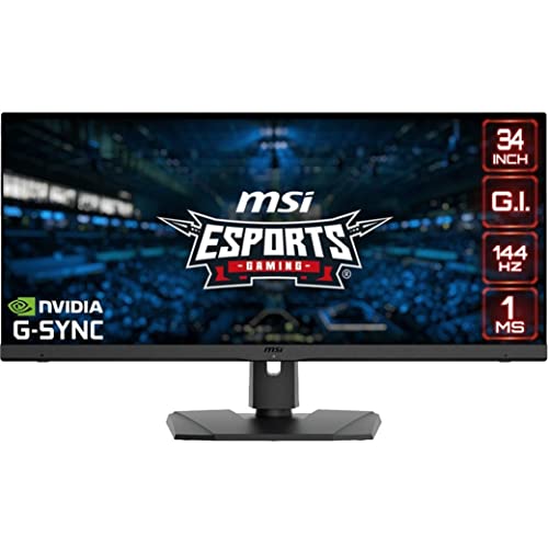 MSI MN OPTIX MPG341QR 34 IPS UWQHD 3440X1440 21:9 144HZ 1MS 1000:1 RETAIL