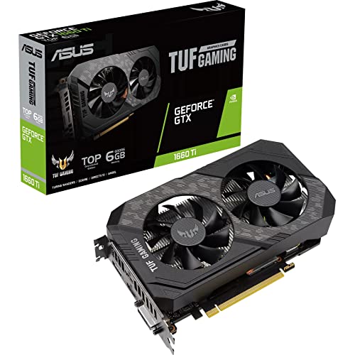 ASUS TUF Gaming NVIDIA GeForce GTX 1660 Ti EVO TOP Edition Graphics Card (PCIe 3
