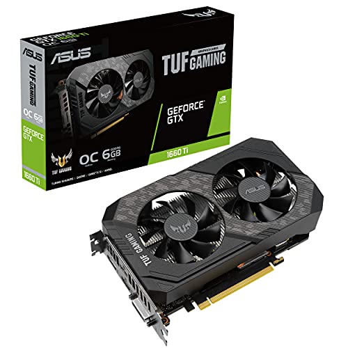 ASUS TeK TUF-GTX1660TI-O6G-EVO-GAM ASUS VCX TUF-GTX1660TI-O6G-EVO-GAM GeForce GTX 1660 Ti EVO OC 6GB GDDR6 192Bit