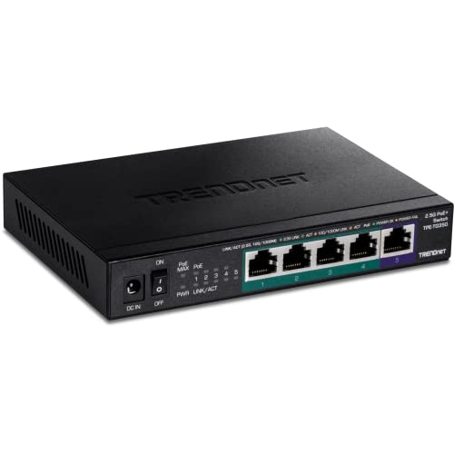 5 PORT 2.5 GIG POE SWITCH