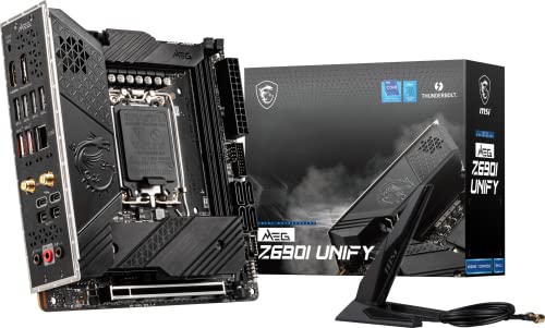 MSI MB MEG Z690I UNIFY SOCKET1700 MAX64GB DDR5 PCIE ITX RETAIL (Like New)