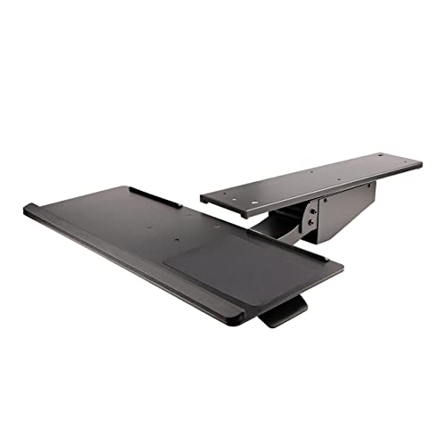 ADJUSTABLE UNDER DESK KEYBOARD TRAY (10X26IN) FITS FULL SIZE COMPUTER KEYBOARD A