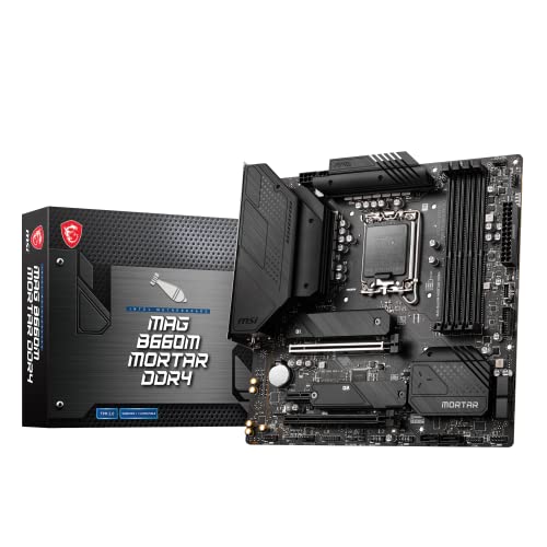 MSI MB MAG B660M MORTAR DDR4 B660 S1700 MAX128GB DDR4 PCI-E MATX RETAIL (Like New)