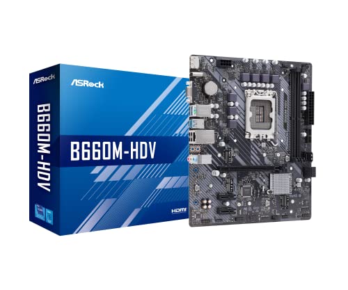 ASROCK MB B660M-HDV B660 LGA1700 MAX64GB DDR4 PCIE MICRO ATX RETAIL