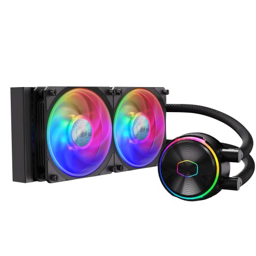 COOLER MASTER FN MLY-D24M-A23PZ-R1 MASTERLIQUID PL240 FLUX ARGB 2XFAN BLACK
