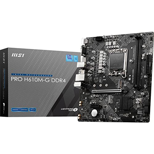 PRO H610M-G DDR4