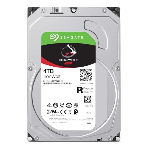4TB SATA IRONWOLF 5400 RPM 256MB 3.5