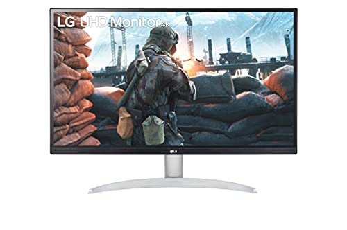 LG 27UP600-W 27" 4K UHD IPS Monitor, DCI-P3 95%, 5ms (GTG), HDMI, VESA DisplayHDR 400, AMD FreeSync, Black Stabilizer, OnScreen Control, Reader Mode, White (Like New)