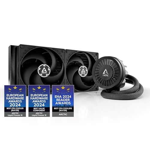 ARCTIC LIQUID FREEZER III 280 BLACK AIO CPU WATER COOLER (402248) {E0}