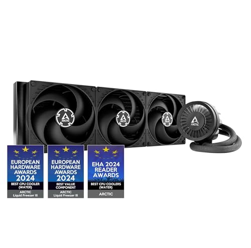 ARCTIC LIQUID FREEZER III 420 BLACK AIO CPU WATER COOLER (402262)  {E0}