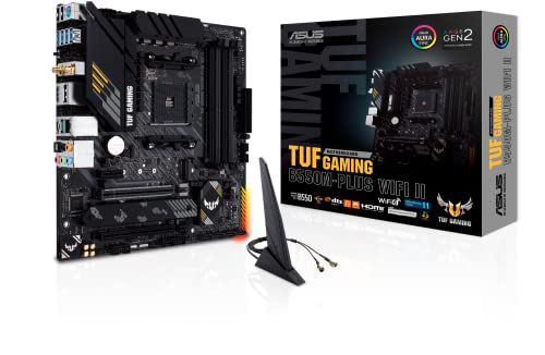 ASUS TUF GAMING B550M-PLUS WIFI II AMD AM4 MICROATX MTHRBD (Like New)