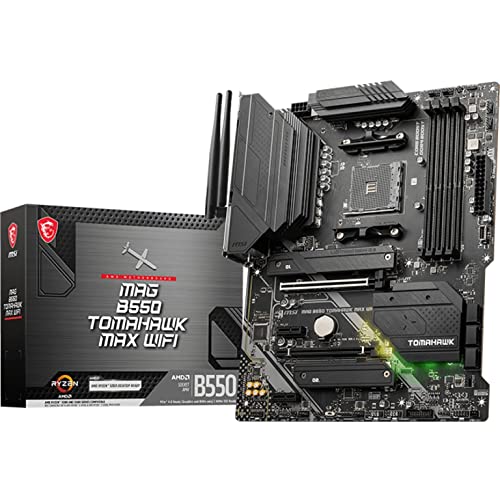 MSI MOTHERBOARD B550TMHWKMWI MAG B550 TOMAHAWK MAX WIFI AM4 MAX128GB DDR4 PCI EXPRESS ATX RETAIL